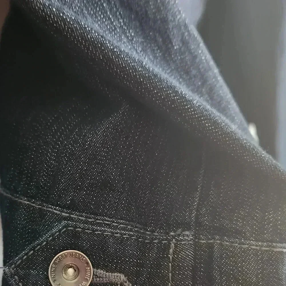 Nine West Ladies Jean Jacket‎ Size XL - Picture 12 of 13